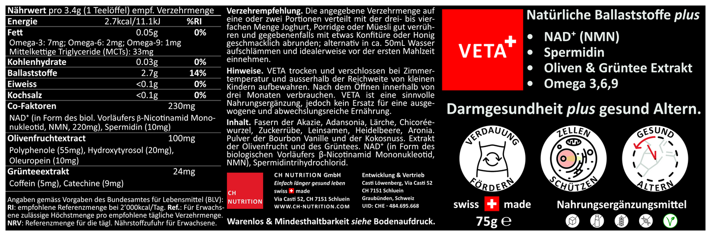 VETA - Darmgesundheit plus länger gesund Altern